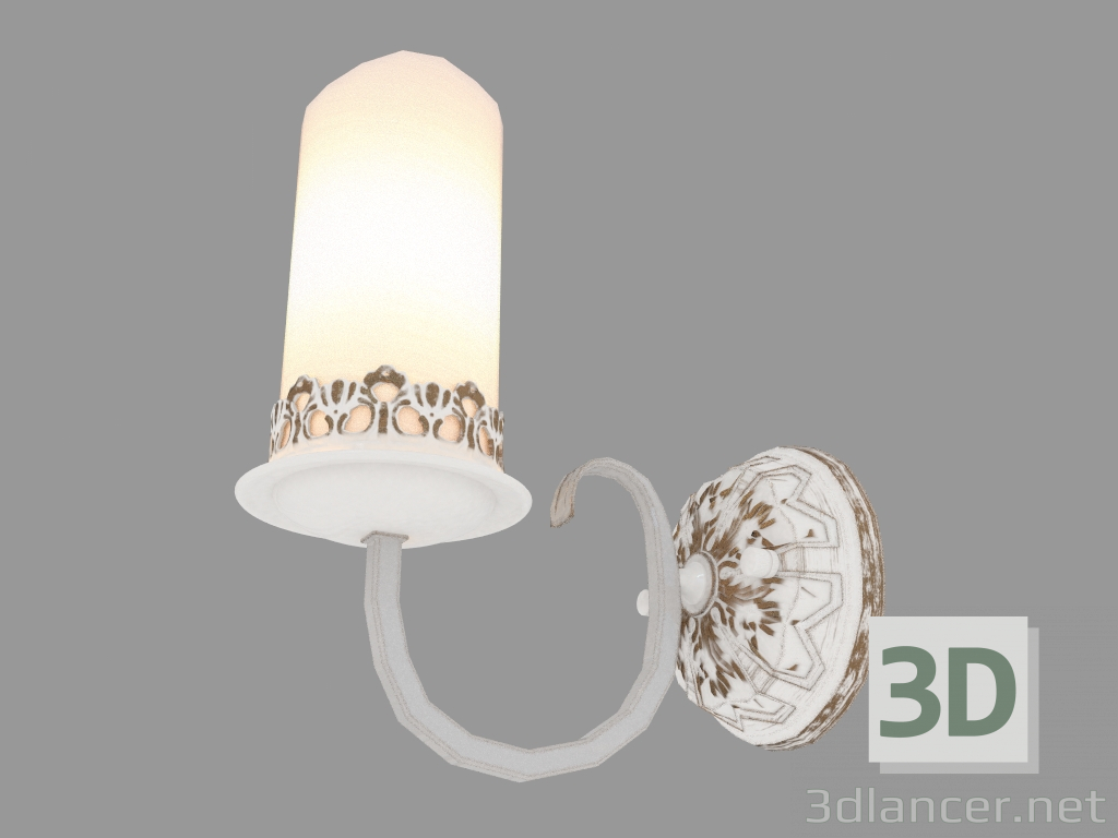 modello 3D Sconce PALAZZO (ARM562-01-W) - anteprima