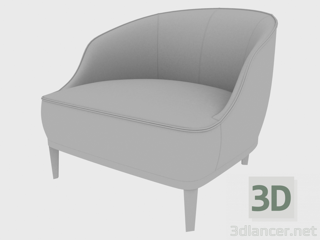 modello 3D Poltrona BETH POLTRONA (80x55xH75) - anteprima