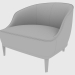 modèle 3D Fauteuil BETH ARMCHAIR (80x55xH75) - preview