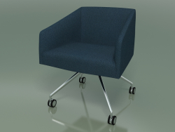 Fauteuil 2709 (sur roulettes, avec revêtement en tissu, LU1)