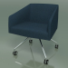 3d model Armchair 2709 (on casters, with fabric upholstery, LU1) - preview