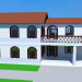 Modelo 3d Casa com varandas - preview