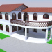 Modelo 3d Casa com varandas - preview