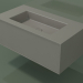 modèle 3D Lavabo avec tiroir (06UC52401, Clay C37, L 96, P 50, H 36 cm) - preview