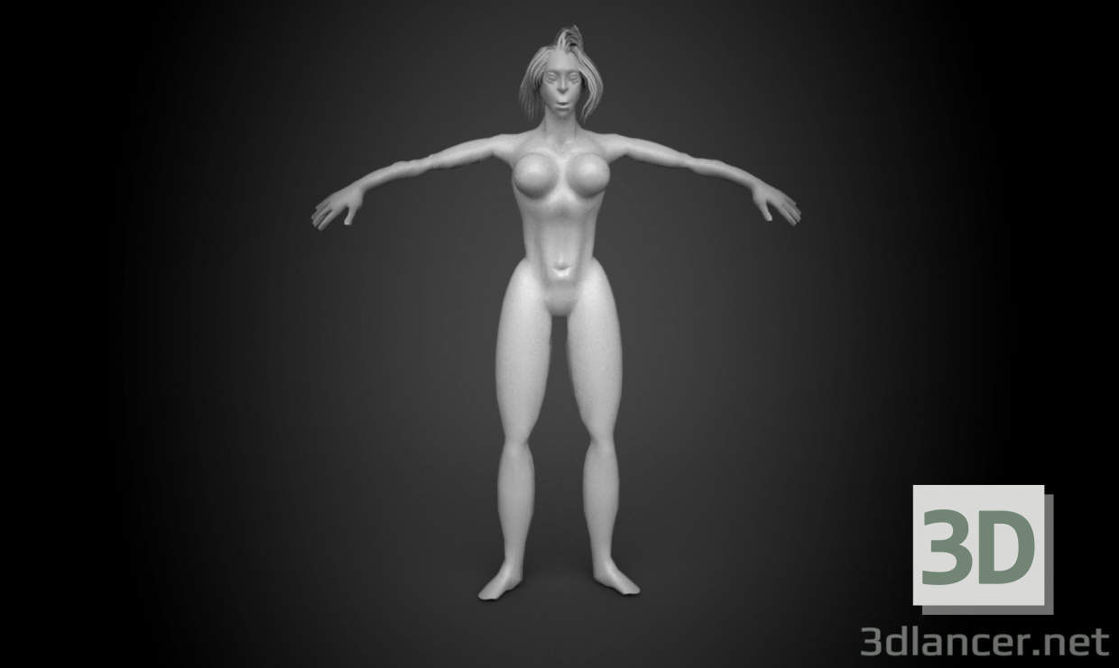 3d model Chica - vista previa