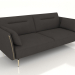 3D Modell Schlafsofa Liverpool (braun-gold) - Vorschau