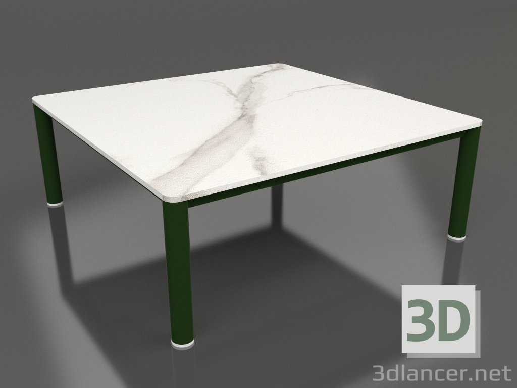 3d модель Стол журнальный 94×94 (Bottle green, DEKTON Aura) – превью