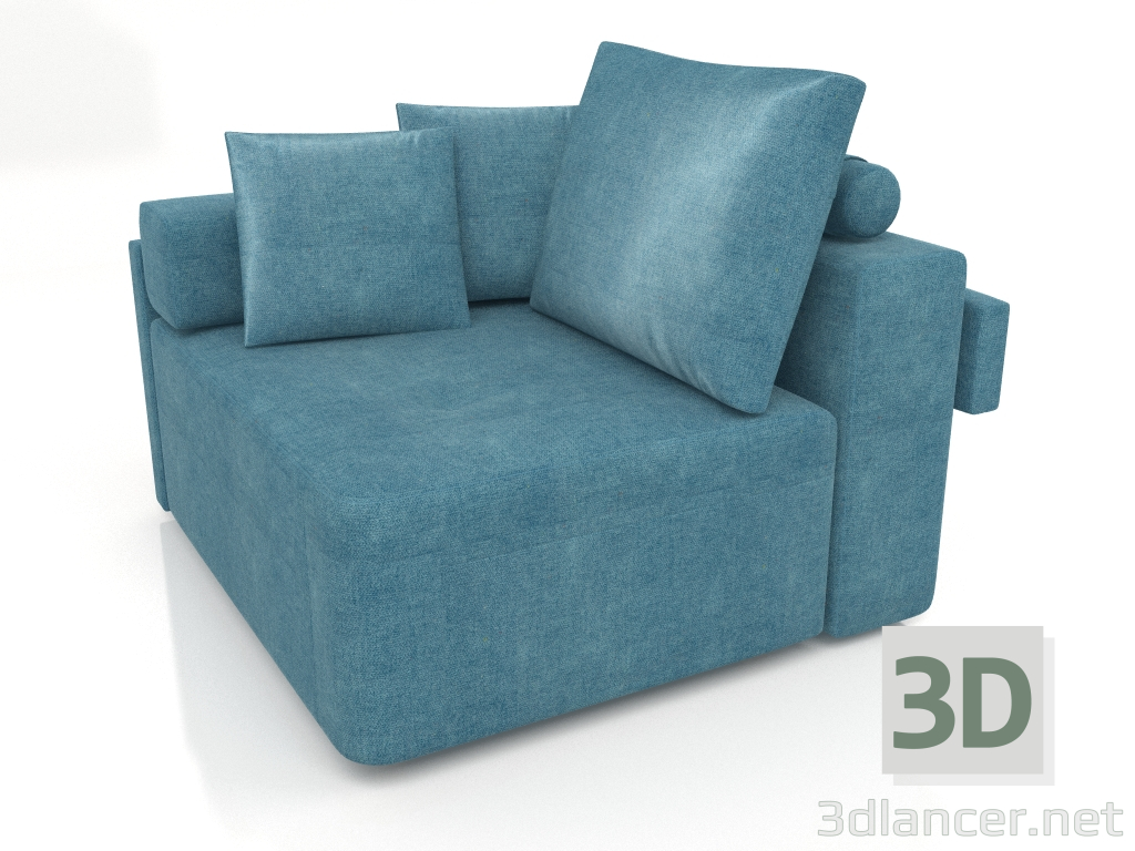 3D Modell Sofamodul Mercury 4 - Vorschau