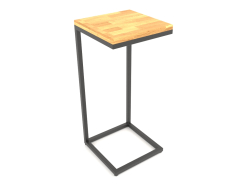 Table de chevet carrée (PLANCHER BOIS, 30X30X65)