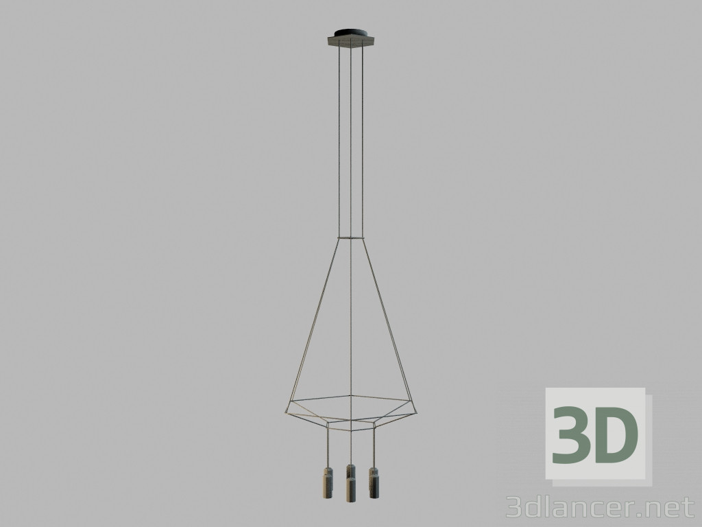 3D Modell 0306 Hängelampe - Vorschau