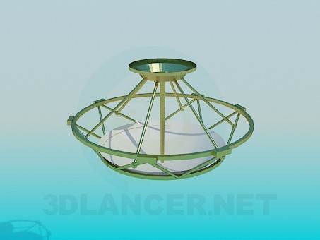 modello 3D Lampadario a bracci - anteprima