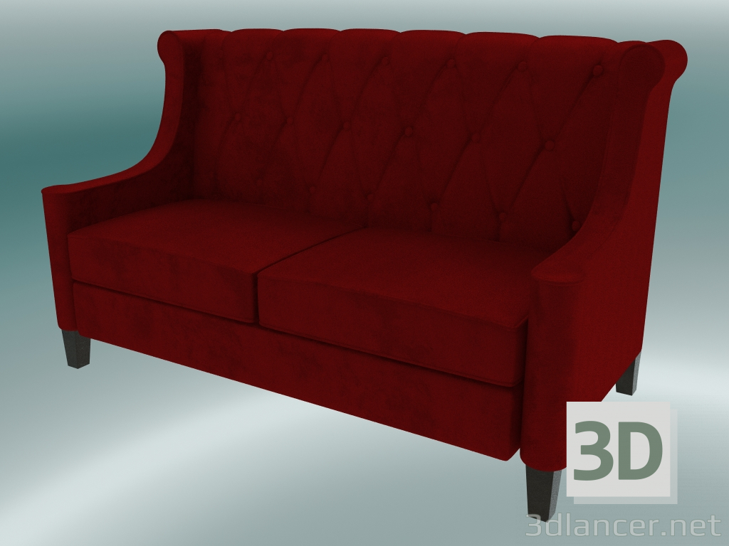 3d model Sofá Barister (Rojo) - vista previa