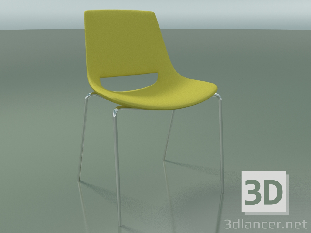 3d model Silla 1202 (4 patas, apilable, polietileno, CRO) - vista previa