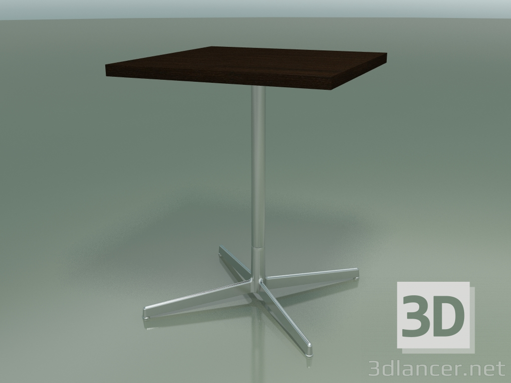 3D modeli Kare masa 5564 (H 74 - 60x60 cm, Wenge, LU1) - önizleme