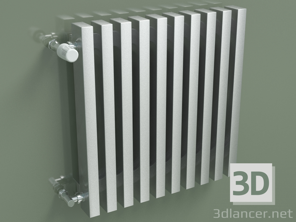 Modelo 3d Radiador vertical RETTA (10 seções 500 mm 60x30, technolac) - preview