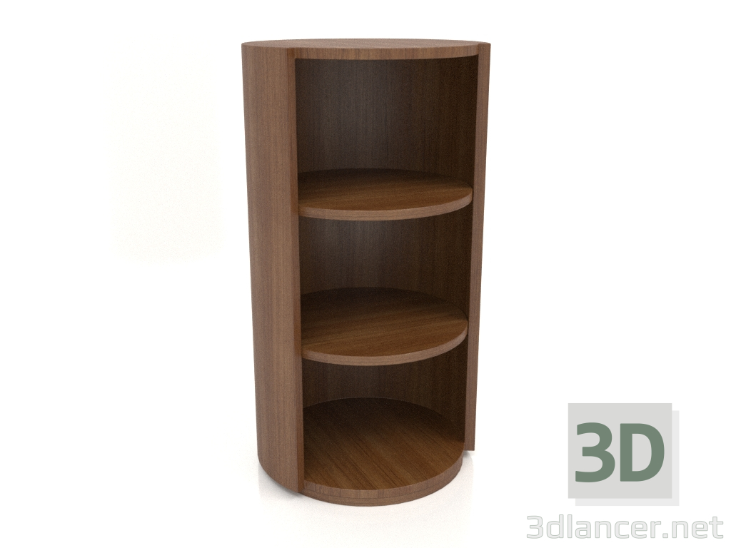 3d модель Стелаж TM 09 (D=503х931, wood brown light) – превью