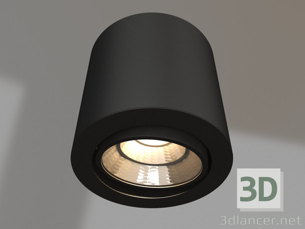 modèle 3D Lampe SP-FOCUS-R140-30W Warm3000 (BK, 24 degrés, 230V) - preview