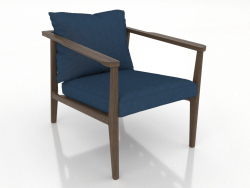 Poltrona lounge 640 mm (frassino noce alleggerito)