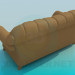 Modelo 3d Couro do sofá - preview