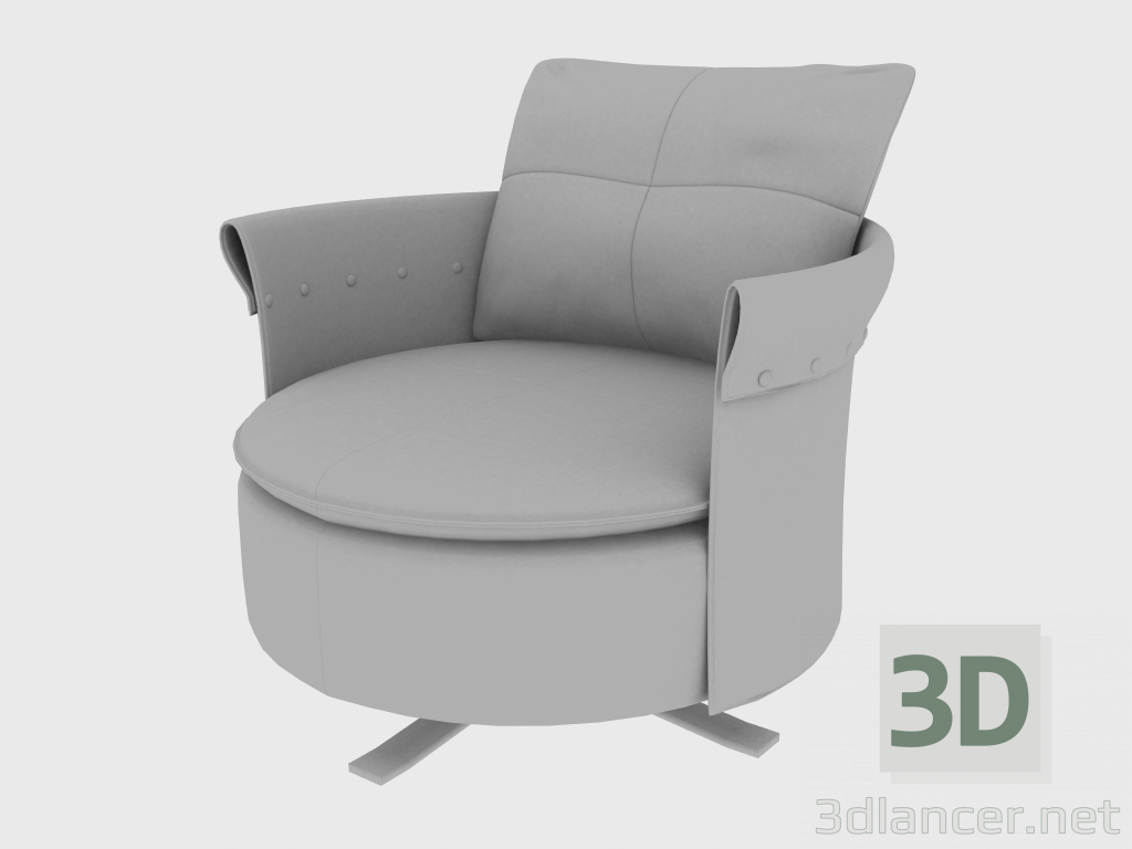 3d модель Кресло CHARME ARMCHAIR (82x76xH59) – превью