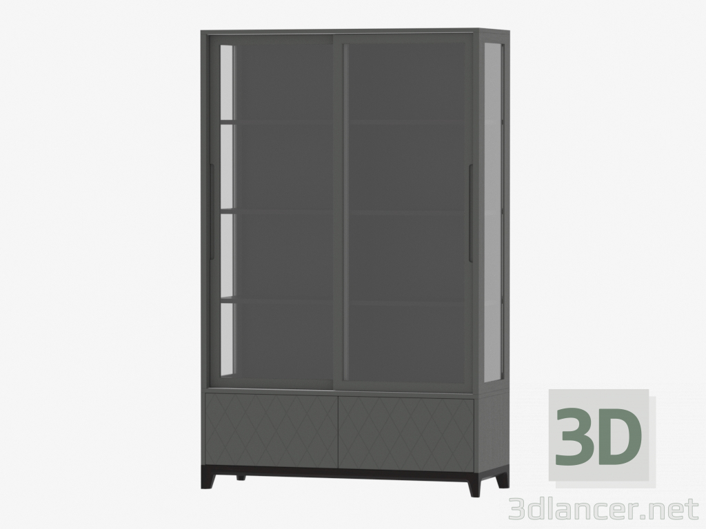 3D modeli Vitrin yüksek CASE (IDC028003726) - önizleme