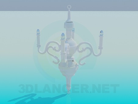 Modelo 3d Candelabro - preview