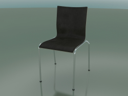 Chair on 4 legs with leather interior upholstery (101)