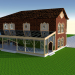 Modelo 3d Casa com varanda - preview