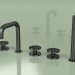 3d model Mixer with swivel spout and hydro-progressive mixer with hand shower (20 98, ON) - preview