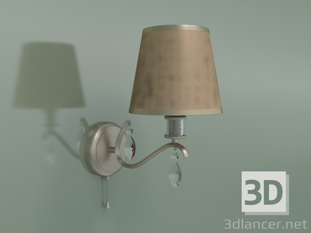 3d model Aplique Alcamo 60103-1 (oro perla) - vista previa