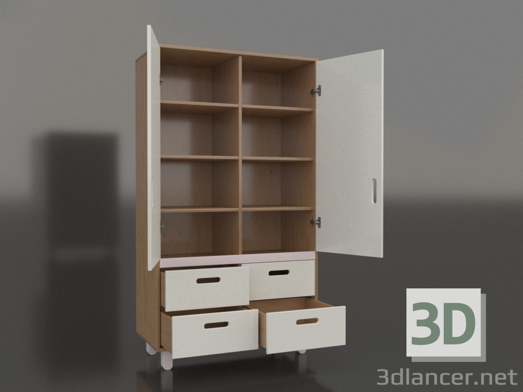 3d model Armario abierto TUNE HS (WPTHCA) - vista previa