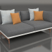 3d model Sofa module, section 1 right (Agate gray) - preview