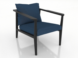 Chaise longue 640 mm (noir RAL 9005)