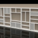 3d model Bookcase for living room - preview