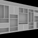 3d model Bookcase for living room - preview