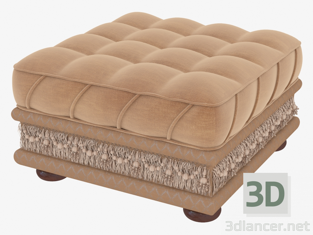 modello 3D Pouf - anteprima