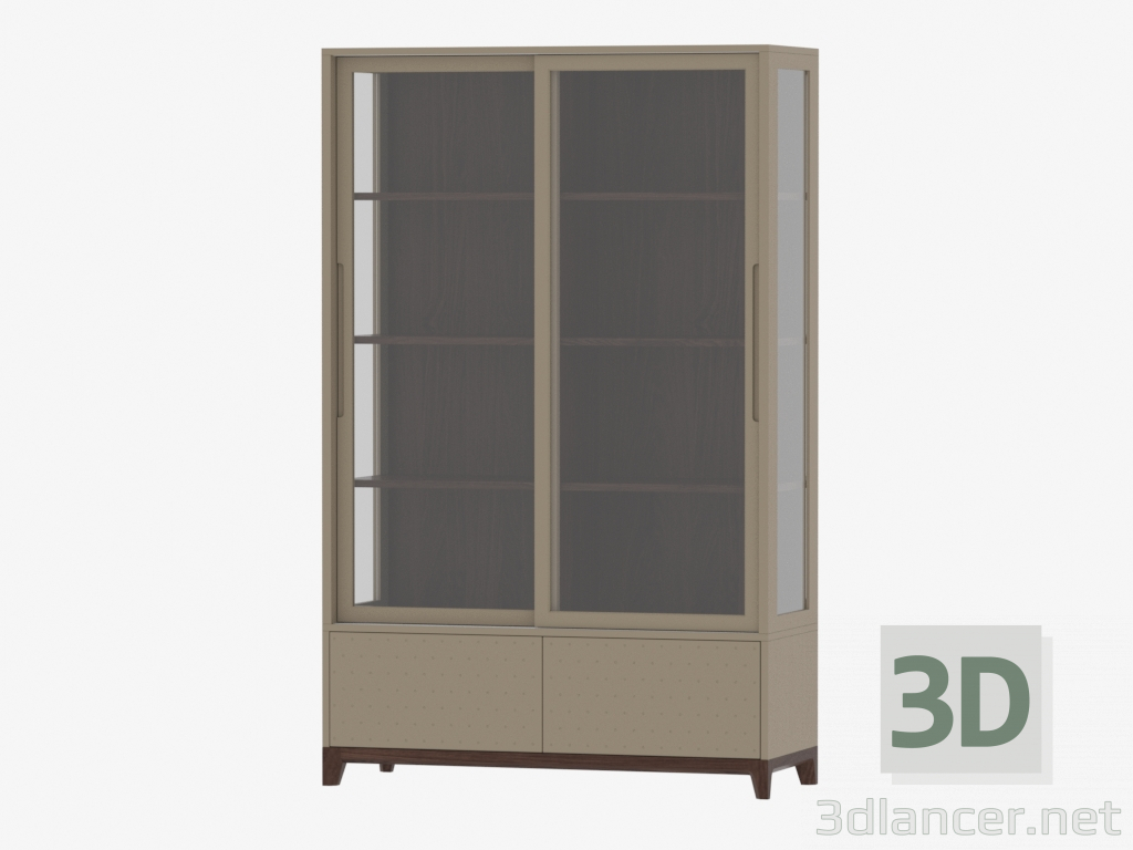 3D modeli Vitrin yüksek CASE (IDC0280051210) - önizleme