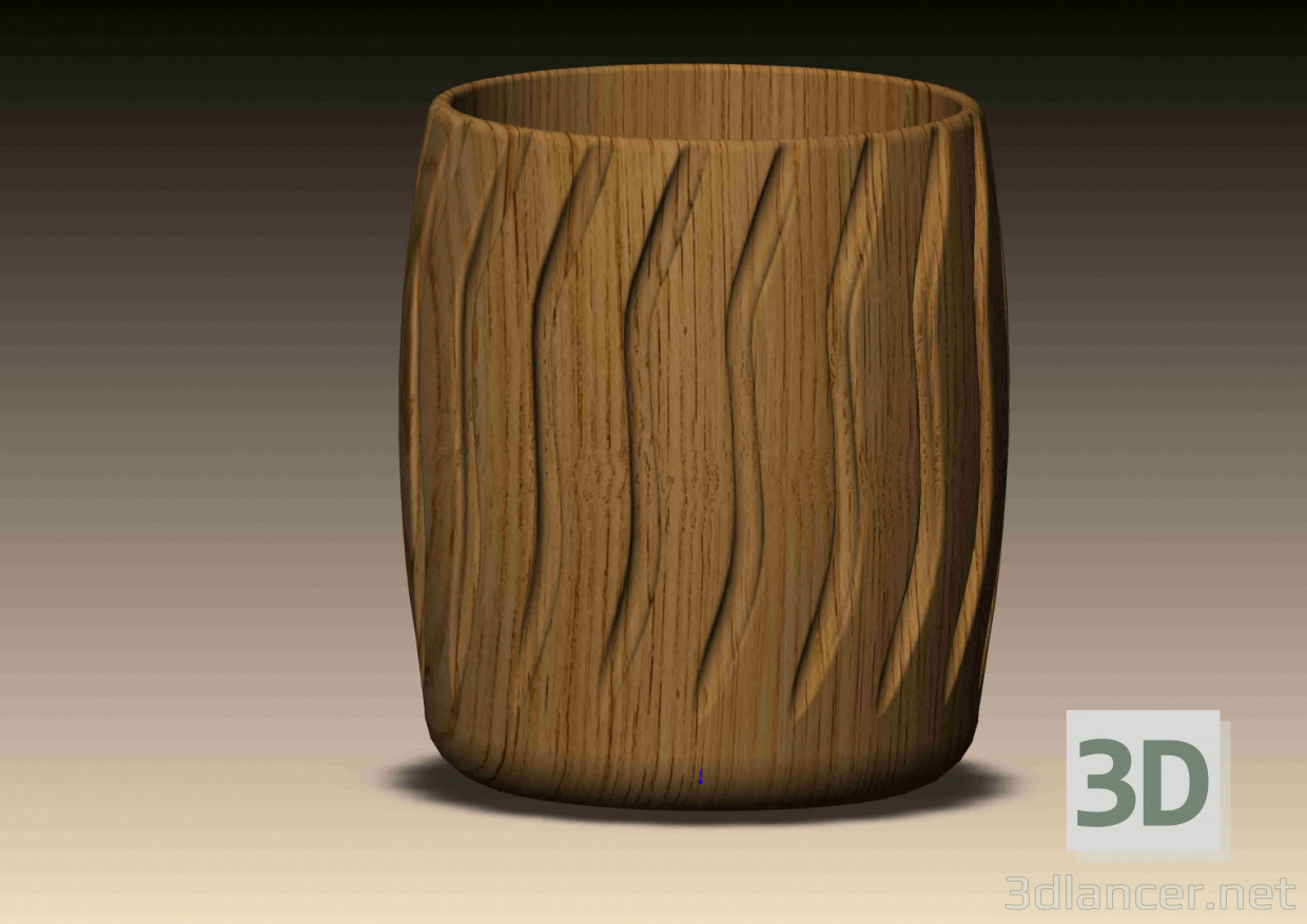 Modelo 3d Copo para whisky - preview