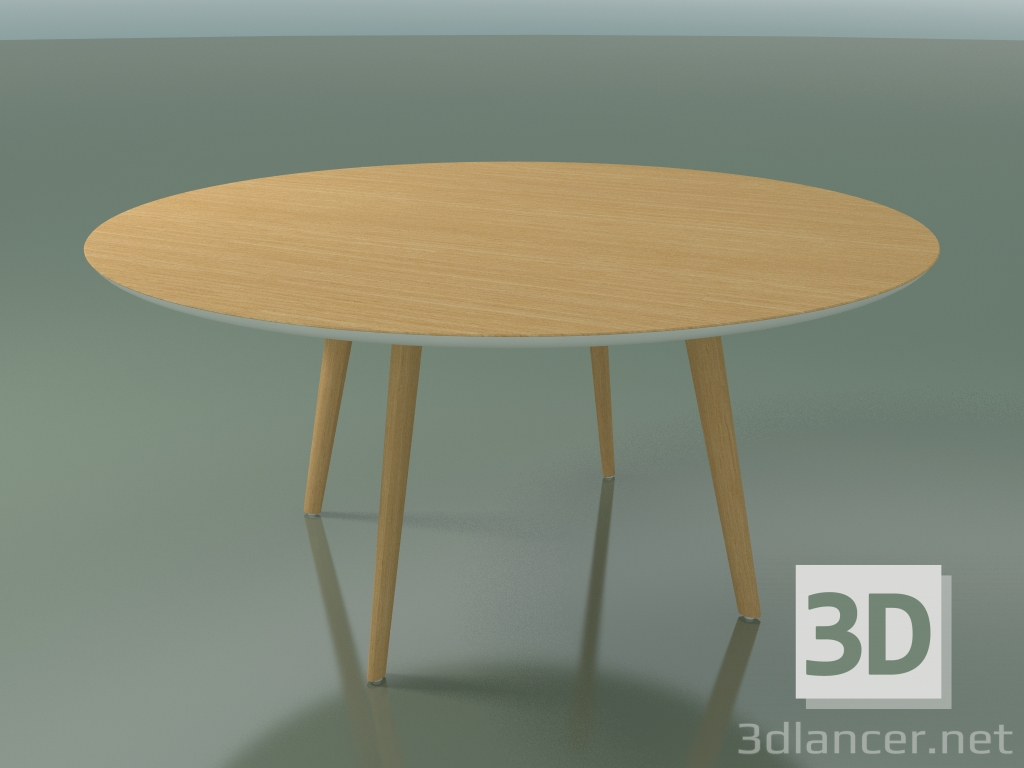 3d модель Стол круглый 3502 (H 74 - D 160 cm, М02, Natural oak) – превью