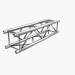 3d model Square Truss Straight Segment 21 - preview