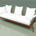 3D Modell Sofa 003 (Metall Rost, Batyline Olive) - Vorschau