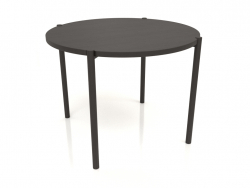 Table à manger DT 08 (extrémité droite) (D=1000x754, bois brun foncé)