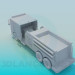 modèle 3D Camion de pompier - preview