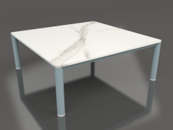 Table basse 94×94 (Bleu gris, DEKTON Aura)