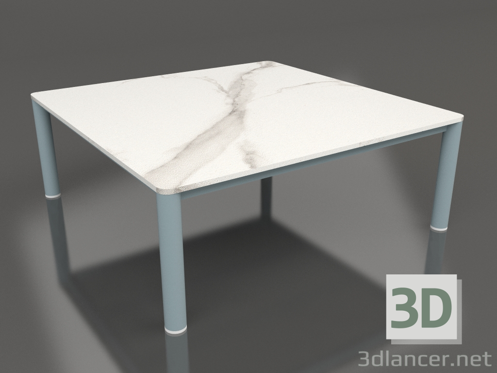 3D modeli Orta sehpa 94×94 (Mavi gri, DEKTON Aura) - önizleme