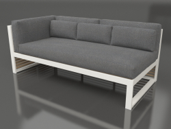 Modulares Sofa, Abschnitt 1 links (Achatgrau)