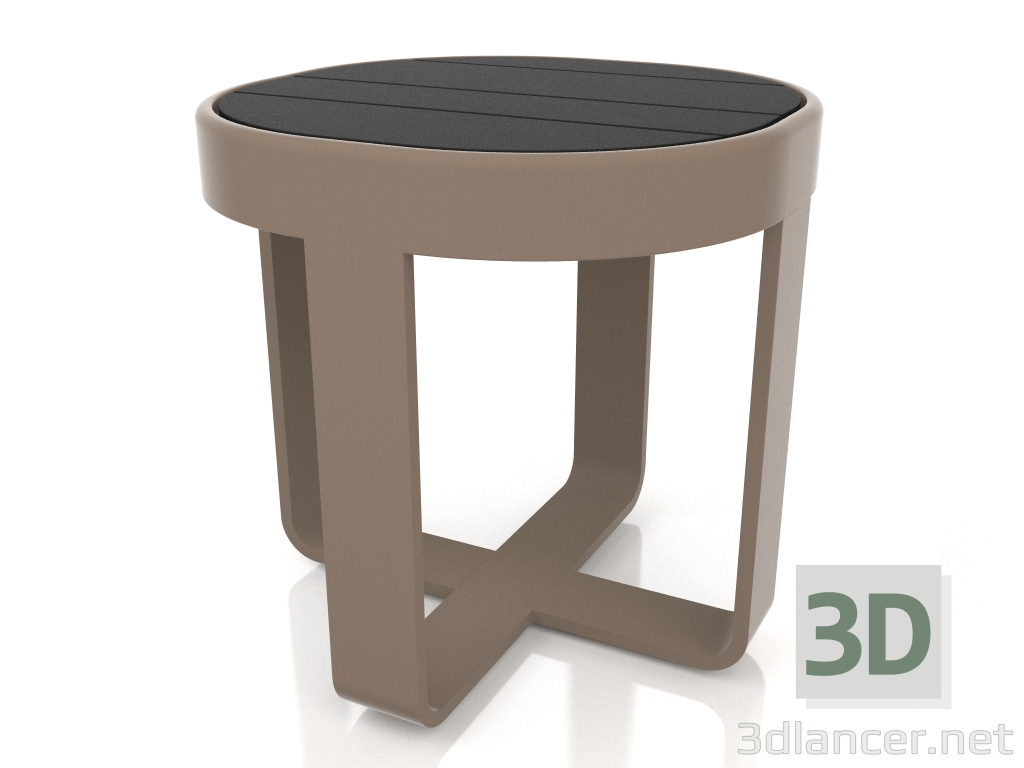 3d model Mesa de centro redonda Ø42 (DEKTON Domoos, Bronce) - vista previa