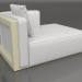 3d model Sofa module, section 2 right (Gold) - preview