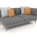 3d model Sofa module, section 1 right (Quartz gray) - preview