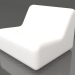 modèle 3D Fauteuil club (Blanc) - preview